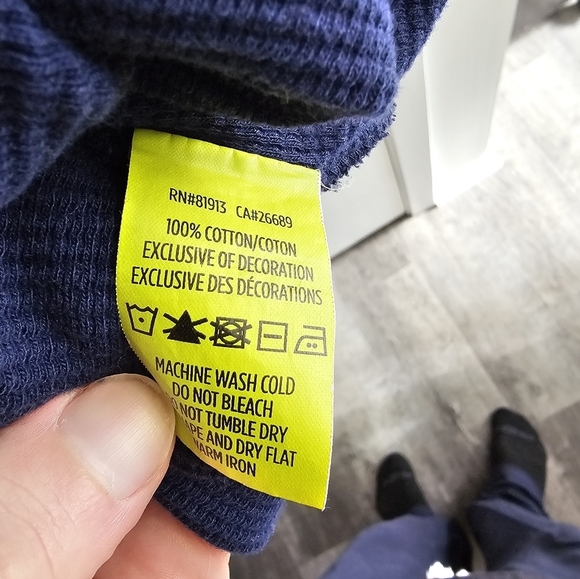 Robert Graham Navy Blue Cotton Sweater Mock Neck 1/4 Zip Pinstripe Men’s 2XL - Picture 3 of 4